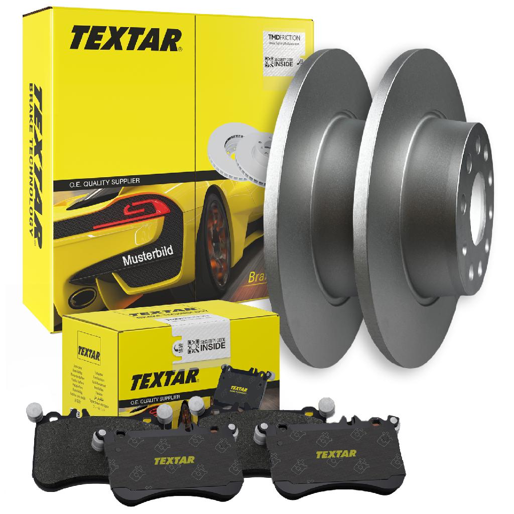 TEXTAR Bremsscheibe 92157403 + Bremsbelagsatz, Scheibenbremse 2446501