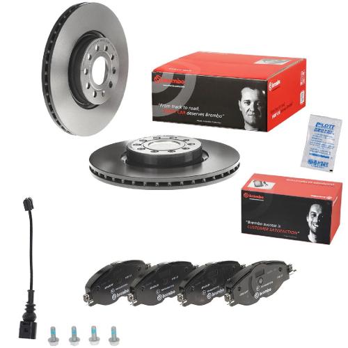BREMBO Bremsbelagsatz, Scheibenbremse P 85 147 + Bremsscheibe 09.9772.11 + Warnkontakt, Bremsbelagverschleiß A 00 492 Bild BREMBO Bremsbelagsatz, Scheibenbremse P 85 147 + Bremsscheibe 09.9772.11 + Warnkontakt, Bremsbelagverschleiß A 00 492