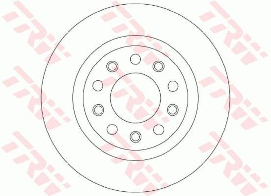 TRW Bremsbelagsatz, Scheibenbremse GDB1905 + Bremsscheibe DF8070 Bild TRW Bremsbelagsatz, Scheibenbremse GDB1905 + Bremsscheibe DF8070