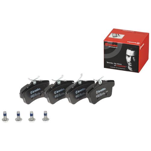 BREMBO Bremsscheibe 08.8682.21 + Bremsbelagsatz, Scheibenbremse P 61 114 Bild BREMBO Bremsscheibe 08.8682.21 + Bremsbelagsatz, Scheibenbremse P 61 114