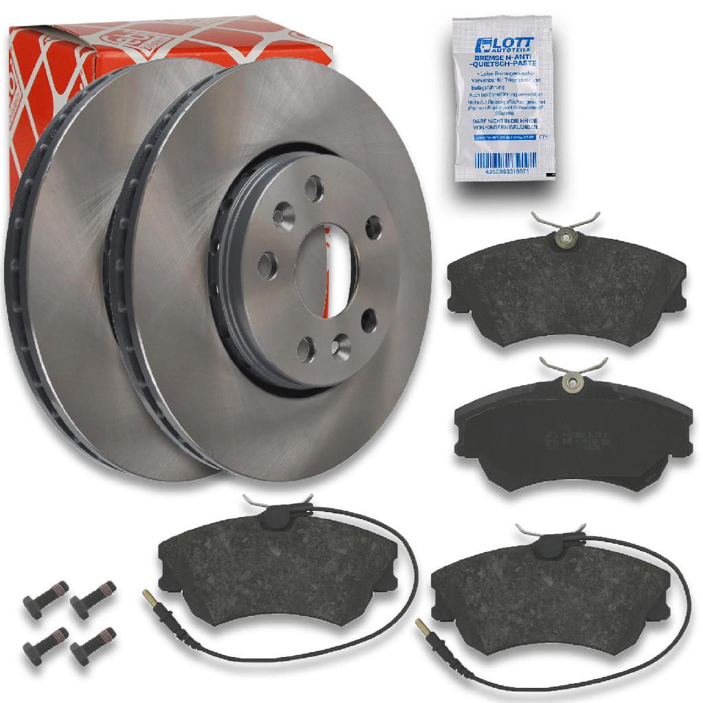 FEBI BILSTEIN Bremsscheibe 12097 + Bremsbelagsatz, Scheibenbremse 16543