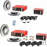 BREMBO Bremsbelagsatz, Scheibenbremse P 85 097 + Bremsbelagsatz, Scheibenbremse P 85 076 + Bremsscheibe 09.8842.21 + Bremsscheibe 09.C895.11