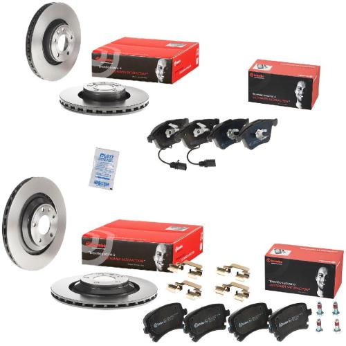 BREMBO Bremsbelagsatz, Scheibenbremse P 85 097 + Bremsbelagsatz, Scheibenbremse P 85 076 + Bremsscheibe 09.8842.21 + Bremsscheibe 09.C895.11 Bild BREMBO Bremsbelagsatz, Scheibenbremse P 85 097 + Bremsbelagsatz, Scheibenbremse P 85 076 + Bremsscheibe 09.8842.21 + Bremsscheibe 09.C895.11