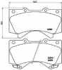 BREMBO Bremsbelagsatz, Scheibenbremse P 83 107 + Bremsscheibe 09.C500.11 Bild BREMBO Bremsbelagsatz, Scheibenbremse P 83 107 + Bremsscheibe 09.C500.11