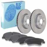 BLUE PRINT Bremsbelagsatz, Scheibenbremse ADG042153 + Bremsscheibe ADG043201