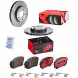 BREMBO Bremsscheibe 09.C249.1X + Bremsbelagsatz, Scheibenbremse P 30 056X