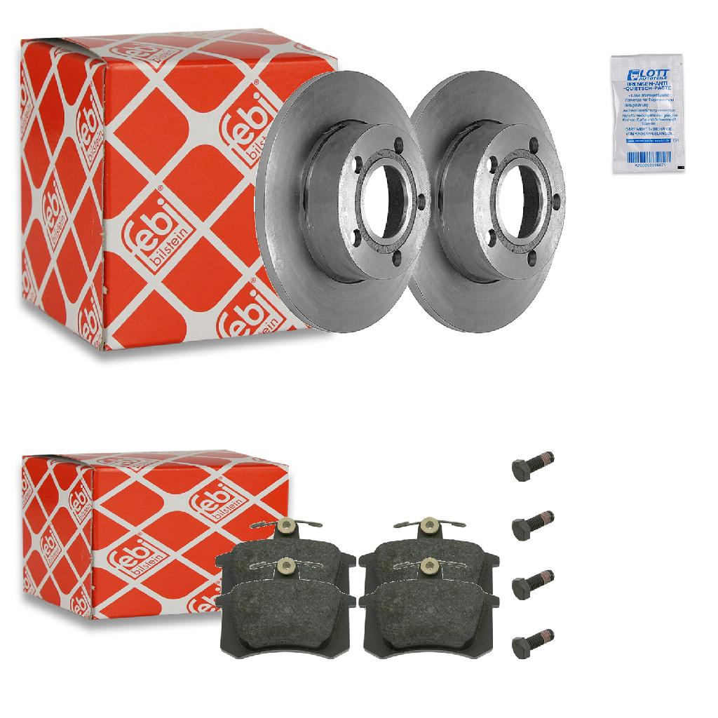 FEBI BILSTEIN Bremsscheibe 09077 + Bremsbelagsatz, Scheibenbremse 16144