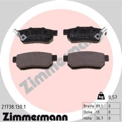 ZIMMERMANN Bremsbelagsatz, Scheibenbremse 21738.130.1 + Bremsscheibe 280.3180.20 Bild ZIMMERMANN Bremsbelagsatz, Scheibenbremse 21738.130.1 + Bremsscheibe 280.3180.20