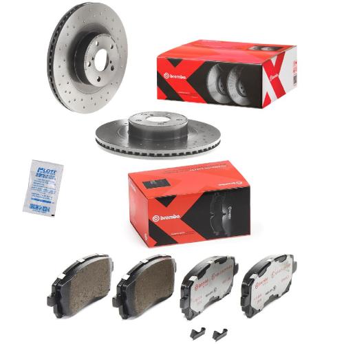 BREMBO Bremsscheibe 09.A921.1X + Bremsbelagsatz, Scheibenbremse P 78 010X Bild BREMBO Bremsscheibe 09.A921.1X + Bremsbelagsatz, Scheibenbremse P 78 010X