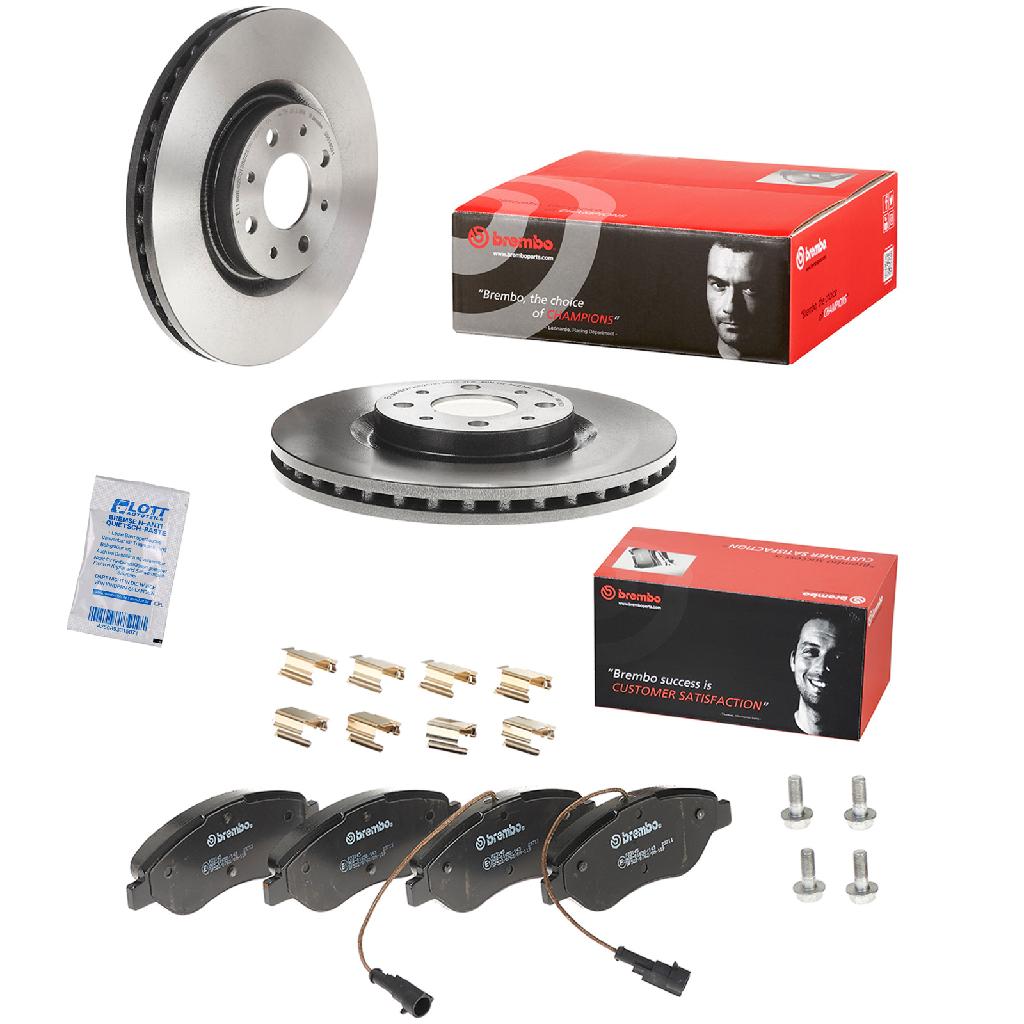 BREMBO Bremsbelagsatz, Scheibenbremse P 23 145 + Bremsscheibe 09.5180.31