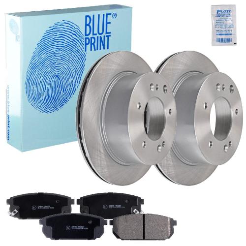 BLUE PRINT Bremsscheibe ADG04369 + Bremsbelagsatz, Scheibenbremse ADG04259 Bild BLUE PRINT Bremsscheibe ADG04369 + Bremsbelagsatz, Scheibenbremse ADG04259