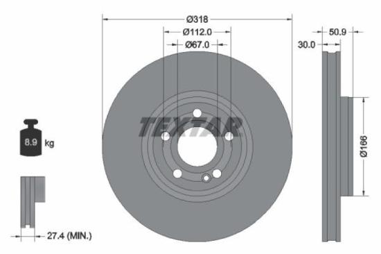 TEXTAR Bremsbelagsatz, Scheibenbremse 2298701 + Warnkontakt, Bremsbelagverschleiß 98048700 + Bremsscheibe 92316705 + Bremsbelagsatz, Scheibenbremse 2294201 + Bremsscheibe 92324303 Bild TEXTAR Bremsbelagsatz, Scheibenbremse 2298701 + Warnkontakt, Bremsbelagverschleiß 98048700 + Bremsscheibe 92316705 + Bremsbelagsatz, Scheibenbremse 2294201 + Bremsscheibe 92324303