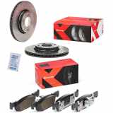 BREMBO Bremsbelagsatz, Scheibenbremse P 68 059X + Bremsscheibe 09.9078.2X