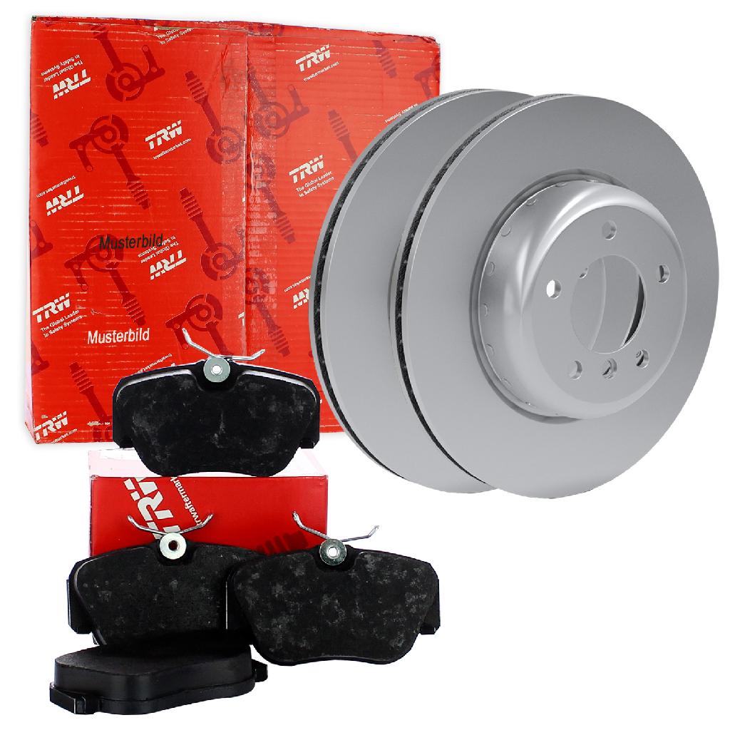 TRW Bremsscheibe DF6497S + Bremsbelagsatz, Scheibenbremse GDB3530