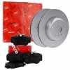 TRW Bremsscheibe DF6497S + Bremsbelagsatz, Scheibenbremse GDB3530