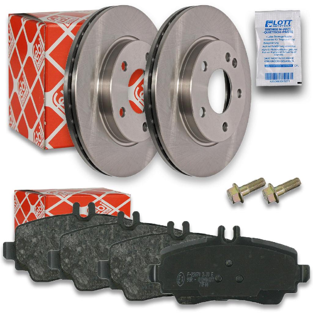 FEBI BILSTEIN Bremsscheibe 22994 + Bremsbelagsatz, Scheibenbremse 16373