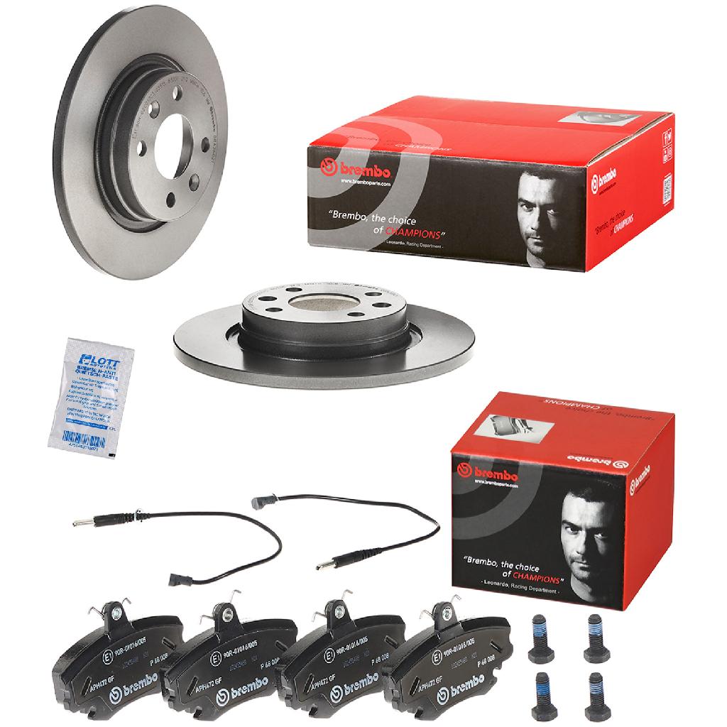 BREMBO Bremsscheibe 08.A268.21 + Bremsbelagsatz, Scheibenbremse P 68 008