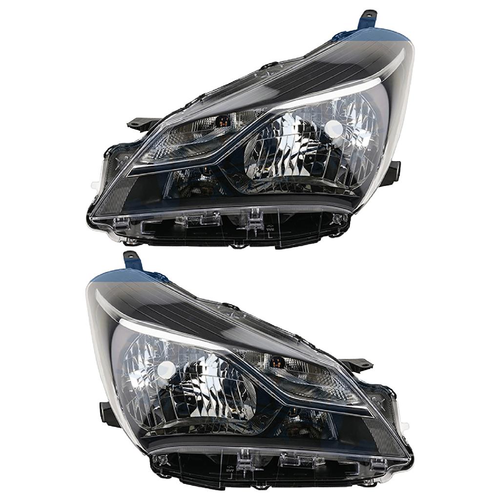 JOHNS Hauptscheinwerfer 81 57 10-8 + Hauptscheinwerfer 81 57 09-8