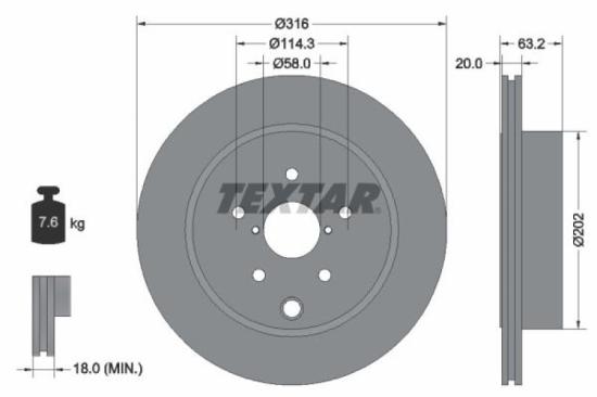 TEXTAR Bremsscheibe 92243703 + Bremsbelagsatz, Scheibenbremse 2309204 + Bremsbelagsatz, Scheibenbremse 2158001 + Bremsscheibe 92194303 Bild TEXTAR Bremsscheibe 92243703 + Bremsbelagsatz, Scheibenbremse 2309204 + Bremsbelagsatz, Scheibenbremse 2158001 + Bremsscheibe 92194303