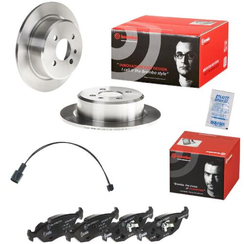 BREMBO Bremsscheibe 08.3947.24 + Warnkontakt, Bremsbelagverschleiß A 00 215 + Bremsbelagsatz, Scheibenbremse P 06 009 Bild BREMBO Bremsscheibe 08.3947.24 + Warnkontakt, Bremsbelagverschleiß A 00 215 + Bremsbelagsatz, Scheibenbremse P 06 009