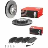 BREMBO Bremsscheibe 09.9145.11 + Bremsbelagsatz, Scheibenbremse P 85 126