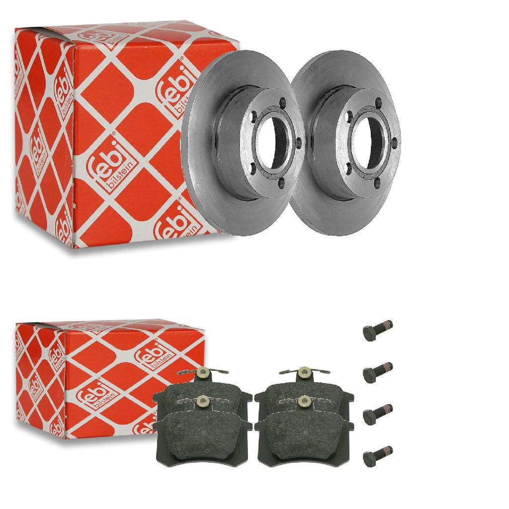 FEBI BILSTEIN Bremsscheibe 09077 + Bremsbelagsatz, Scheibenbremse 16144