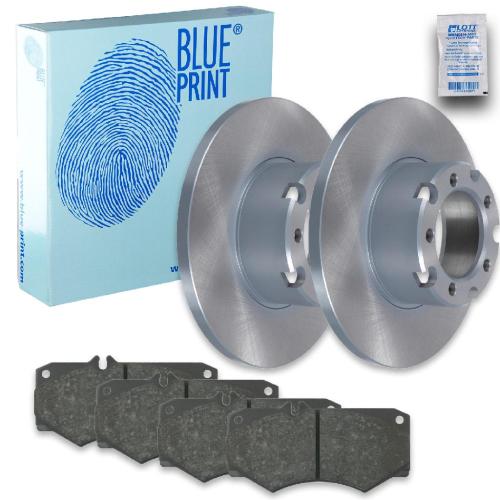 BLUE PRINT Bremsbelagsatz, Scheibenbremse ADU174265 + Bremsscheibe ADU174381 Bild BLUE PRINT Bremsbelagsatz, Scheibenbremse ADU174265 + Bremsscheibe ADU174381