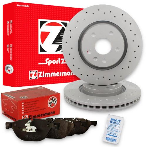 ZIMMERMANN Bremsbelagsatz, Scheibenbremse 23354.140.1 + Bremsscheibe 370.3069.52 Bild ZIMMERMANN Bremsbelagsatz, Scheibenbremse 23354.140.1 + Bremsscheibe 370.3069.52