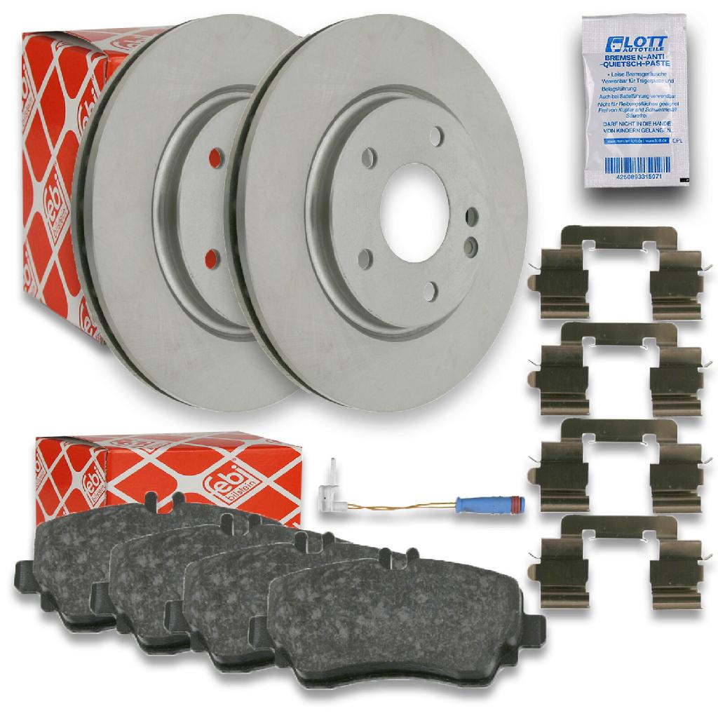 FEBI BILSTEIN Bremsbelagsatz, Scheibenbremse 16439 + Bremsscheibe 23997