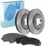 BLUE PRINT Bremsbelagsatz, Scheibenbremse ADZ94237 + Bremsscheibe ADZ94343