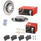 BREMBO Bremsbelagsatz, Scheibenbremse P 85 020 + Bremsscheibe 08.9918.21