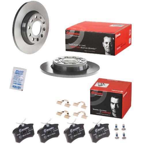 BREMBO Bremsbelagsatz, Scheibenbremse P 85 020 + Bremsscheibe 08.9918.21 Bild BREMBO Bremsbelagsatz, Scheibenbremse P 85 020 + Bremsscheibe 08.9918.21