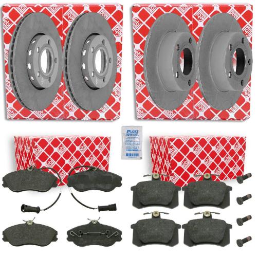 FEBI BILSTEIN Bremsscheibe 09076 + Bremsbelagsatz, Scheibenbremse 16144 + Bremsscheibe 08458 + Bremsbelagsatz, Scheibenbremse 16062 Bild FEBI BILSTEIN Bremsscheibe 09076 + Bremsbelagsatz, Scheibenbremse 16144 + Bremsscheibe 08458 + Bremsbelagsatz, Scheibenbremse 16062