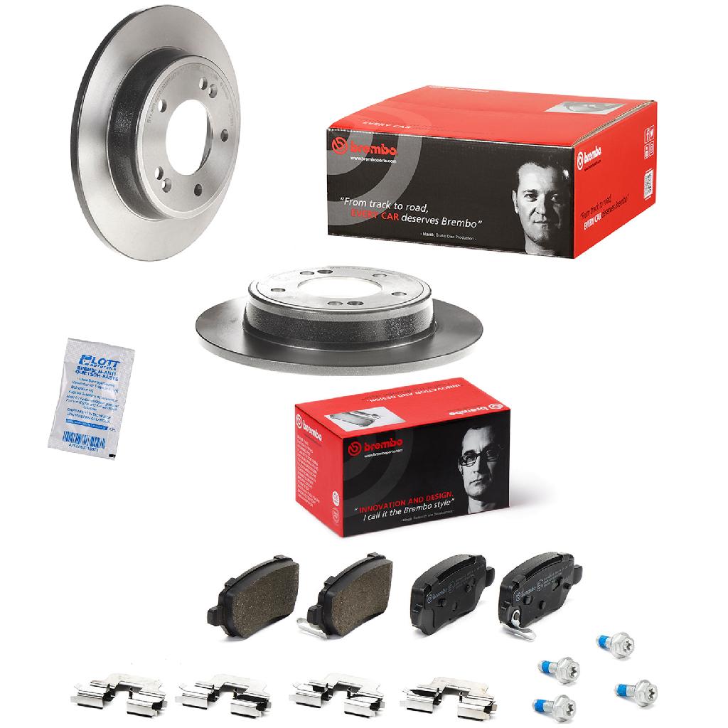 BREMBO Bremsscheibe 08.C172.21 + Bremsbelagsatz, Scheibenbremse P 30 120