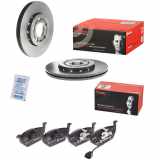 BREMBO Bremsbelagsatz, Scheibenbremse P 85 072 + Bremsscheibe 09.7011.11