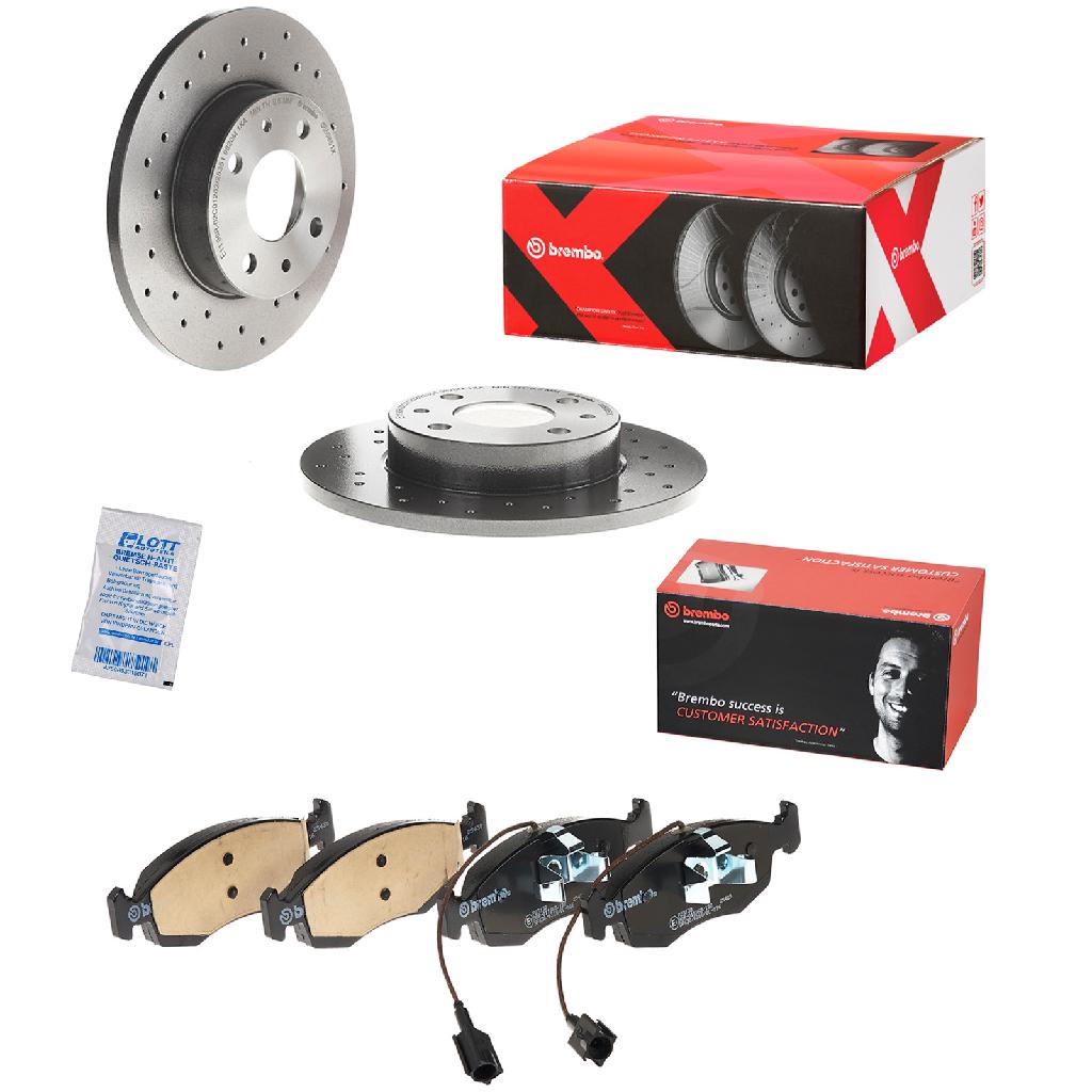 BREMBO Bremsbelagsatz, Scheibenbremse P 23 138 + Bremsscheibe 08.5085.1X