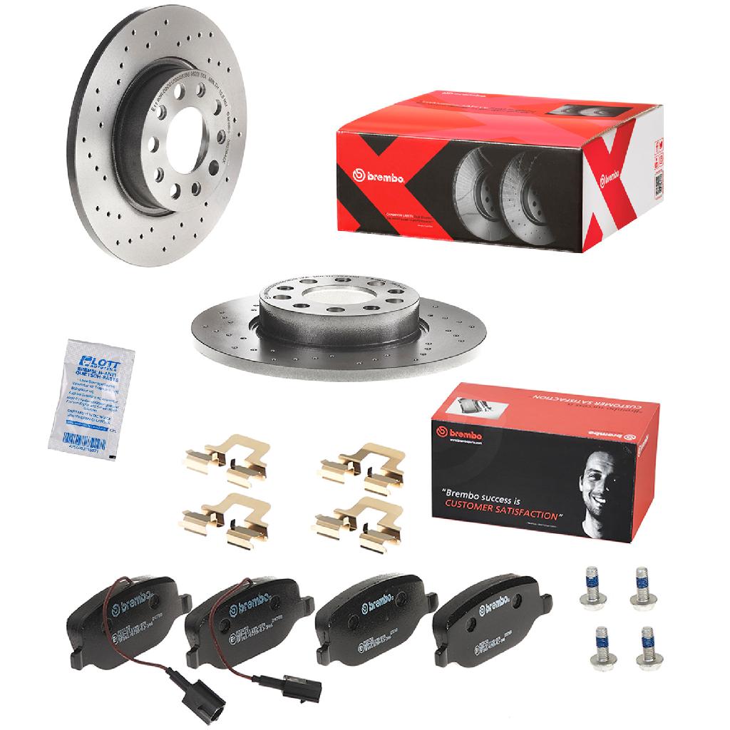 BREMBO Bremsbelagsatz, Scheibenbremse P 23 152 + Bremsscheibe 08.9364.2X