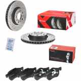 BREMBO Bremsscheibe 09.8633.1X + Bremsbelagsatz, Scheibenbremse P 86 016