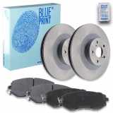 BLUE PRINT Bremsscheibe ADS74318 + Bremsbelagsatz, Scheibenbremse ADT342196