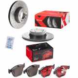 BREMBO Bremsscheibe 09.B337.2X + Bremsbelagsatz, Scheibenbremse P 06 055X