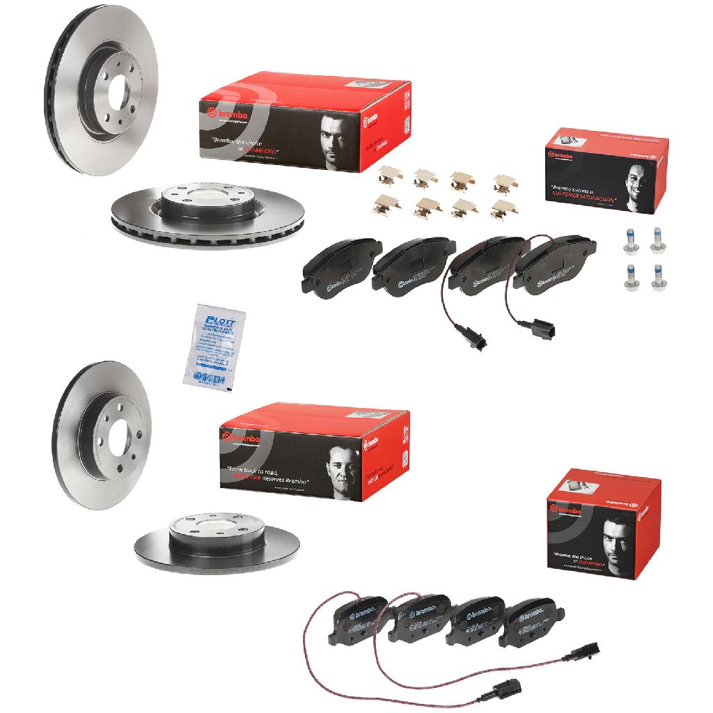 BREMBO Bremsbelagsatz, Scheibenbremse P 23 137 + Bremsscheibe 09.4939.11 + Bremsbelagsatz, Scheibenbremse P 23 146 + Bremsscheibe 08.5085.11