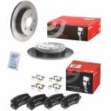 BREMBO Bremsbelagsatz, Scheibenbremse P 59 059 + Bremsscheibe 08.A970.11