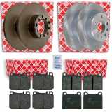 FEBI BILSTEIN Bremsbelagsatz, Scheibenbremse 16045 + Bremsscheibe 08506 + Bremsbelagsatz, Scheibenbremse 16127 + Bremsscheibe 08505