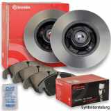 BREMBO Bremsbelagsatz, Scheibenbremse P 68 024 + Bremsscheibe 08.B394.17