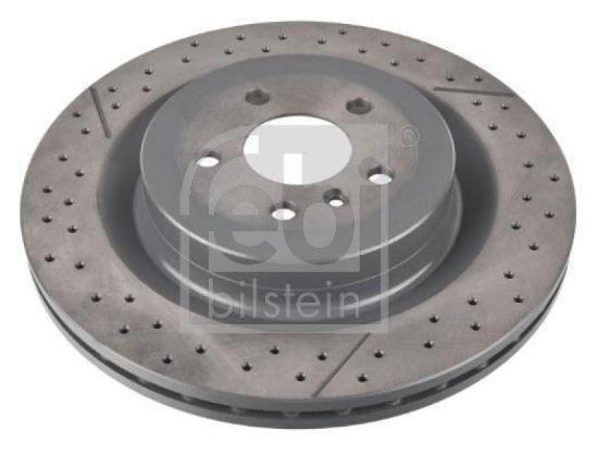 FEBI BILSTEIN Bremsbelagsatz, Scheibenbremse 16990 + Warnkontakt, Bremsbelagverschleiß 19186 + Bremsscheibe 107712 Bild FEBI BILSTEIN Bremsbelagsatz, Scheibenbremse 16990 + Warnkontakt, Bremsbelagverschleiß 19186 + Bremsscheibe 107712