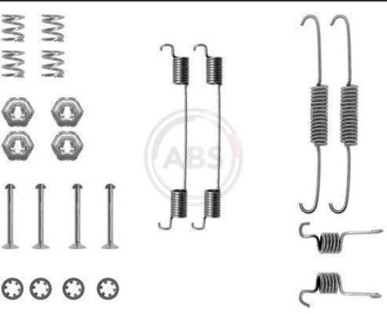 A.B.S. Bremstrommel 2376-S + Radbremszylinder 62825X + Bremsbackensatz 8855 + Zubehörsatz, Bremsbacken 0674Q + Radlagersatz 200003 Bild A.B.S. Bremstrommel 2376-S + Radbremszylinder 62825X + Bremsbackensatz 8855 + Zubehörsatz, Bremsbacken 0674Q + Radlagersatz 200003