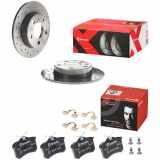 BREMBO Bremsbelagsatz, Scheibenbremse P 85 020 + Bremsscheibe 08.7165.1X