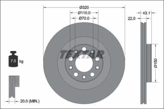 TEXTAR Bremsscheibe 92326305 + Bremsbelagsatz, Scheibenbremse 2260501 + Bremsbelagsatz, Scheibenbremse 2209401 + Bremsscheibe 92337803 Bild TEXTAR Bremsscheibe 92326305 + Bremsbelagsatz, Scheibenbremse 2260501 + Bremsbelagsatz, Scheibenbremse 2209401 + Bremsscheibe 92337803
