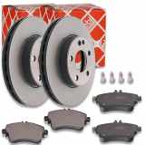 FEBI BILSTEIN Bremsbelagsatz, Scheibenbremse 16869 + Bremsscheibe 43835