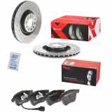 BREMBO Bremsbelagsatz, Scheibenbremse P 85 129 + Bremsscheibe 09.C892.1X